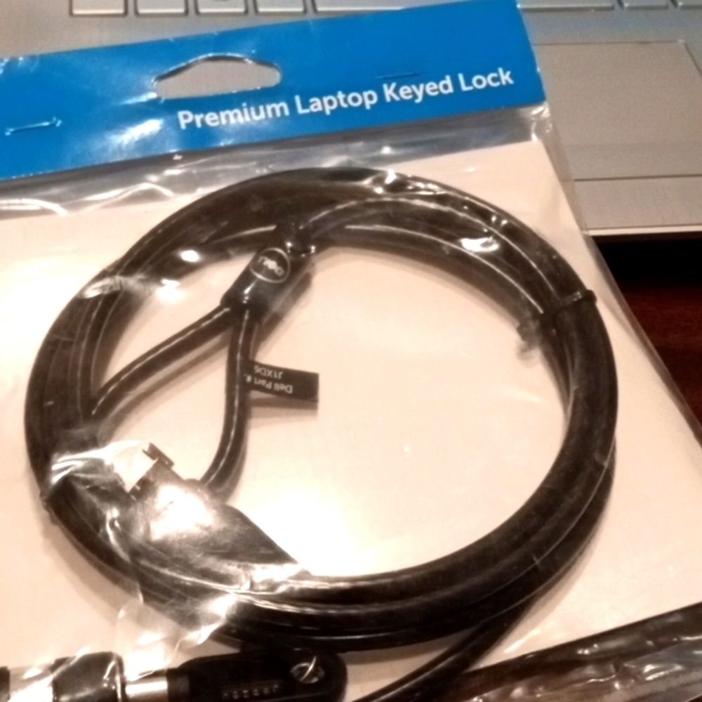 Dell premium laptop keyed lock